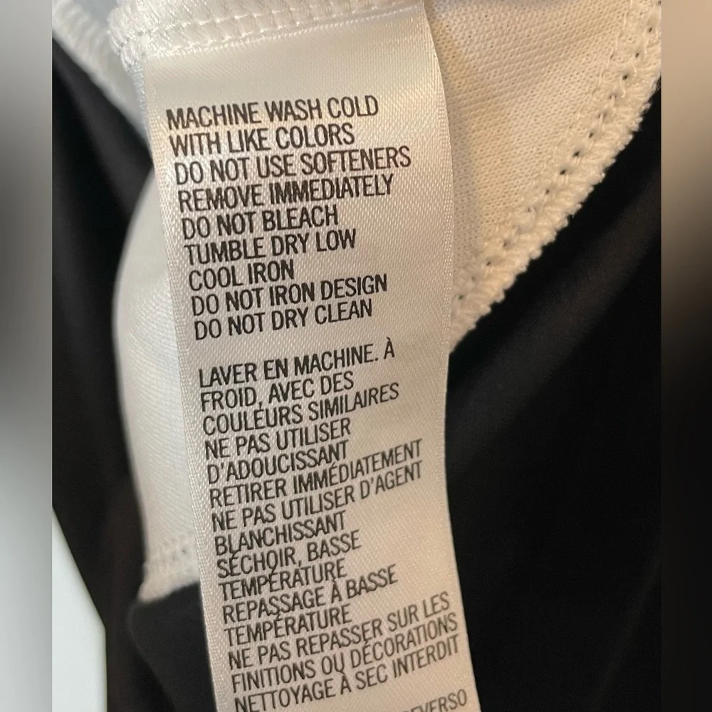 IZOD Golf Shirt Cool Fx Quarter Zip Short Sleeve Black Purple White Sz L - Picture 5 of 5